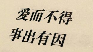 世界上没有那么多两情相悦, 更多是爱而不得